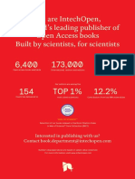 We Are Intechopen, The World'S Leading Publisher of Open Access Books Built by Scientists, For Scientists