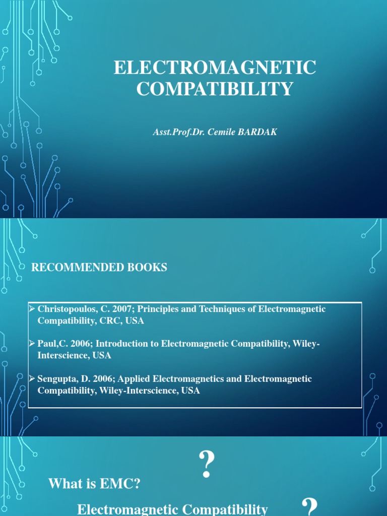 Emc 1 PDF Compatibility Interference