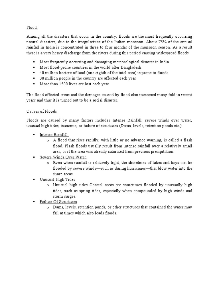 Flood | PDF | Flood | River