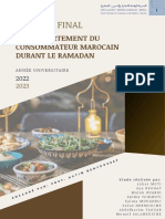 ENCGK - 2223 - Etude Sur Le Comportement Du Consommateur Durant Le Ramadan