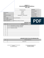 Registro de Matricula y Registro de Evaluación Por Módulo - Lag 17.1