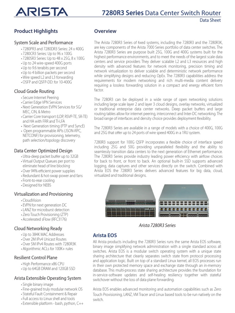 7280R3 Data Sheet | PDF