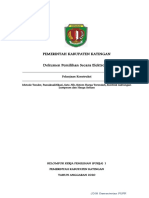 DOK PEMILIHAN Pembangunan IPAL Komplek Perumahan Kasongan (Tender Ulang)