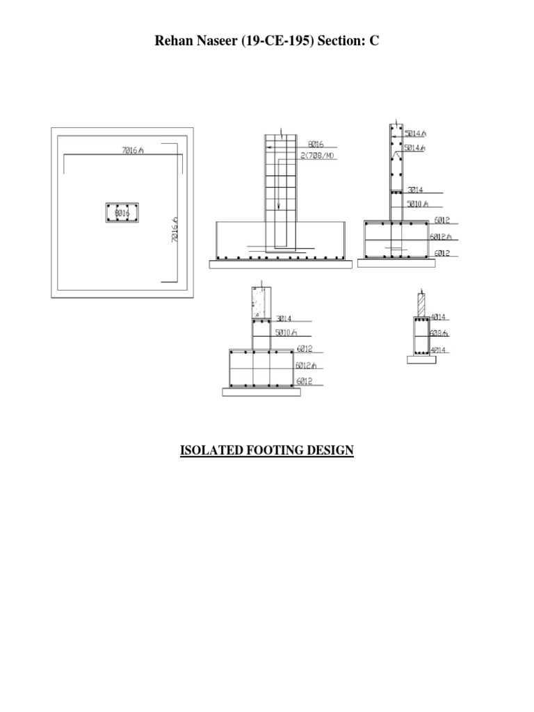 Isolated Footing Design PDF
