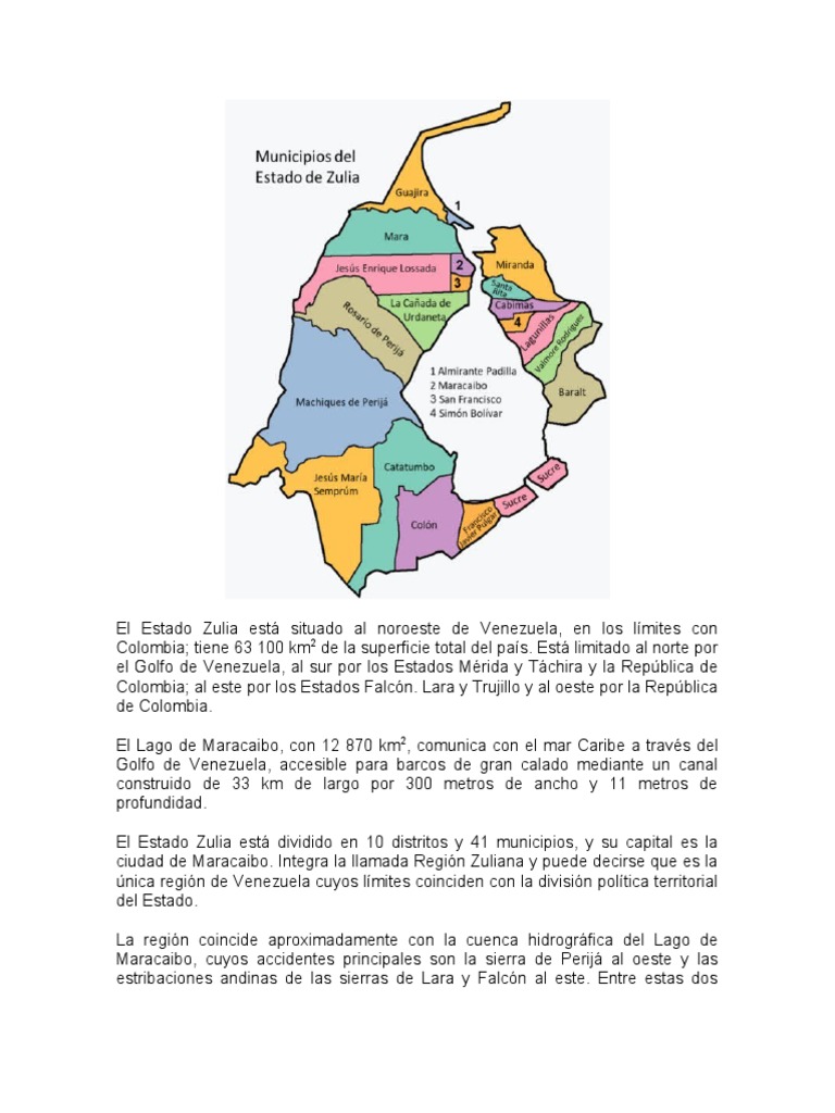 Geografía y Problemas del Estado Zulia | PDF | Contaminación | Venezuela