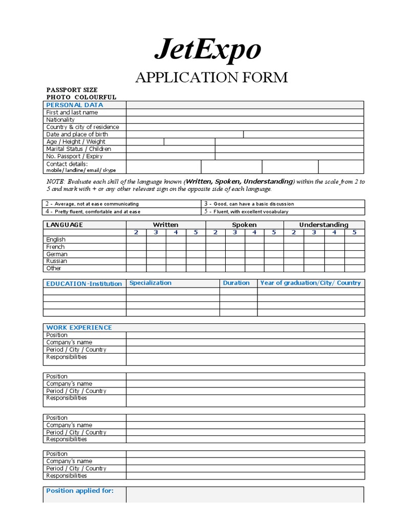 Application Form UAEQatar PDF