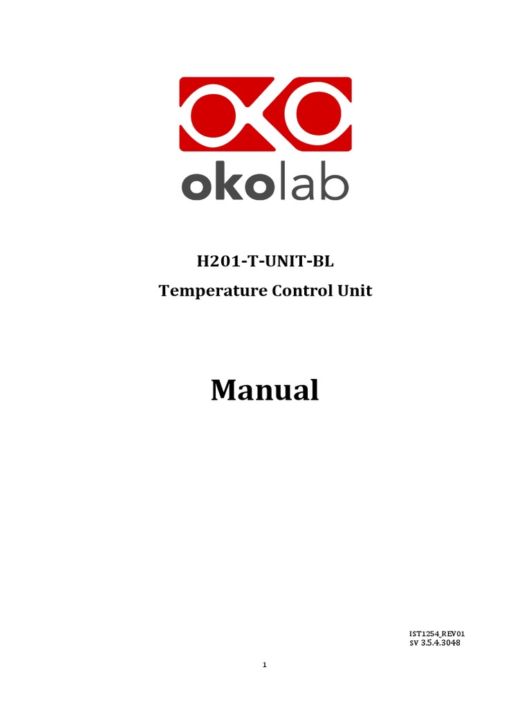 Temperature Control Unit Manual | PDF | Thermocouple | Electrical Connector