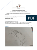 Examen de Construcciones Primera Unidad