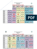 Horarios Prefa I-2022 Par Impar Del 11 Al 16 de Abril