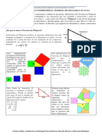 Matemática 8° Guía 18 Demostrar El Teorema de Pitágoras