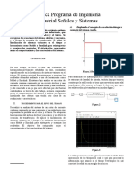 Universidad Del Cauca Programa de Ingeniería en Automática Industrial Señales y Sistemas