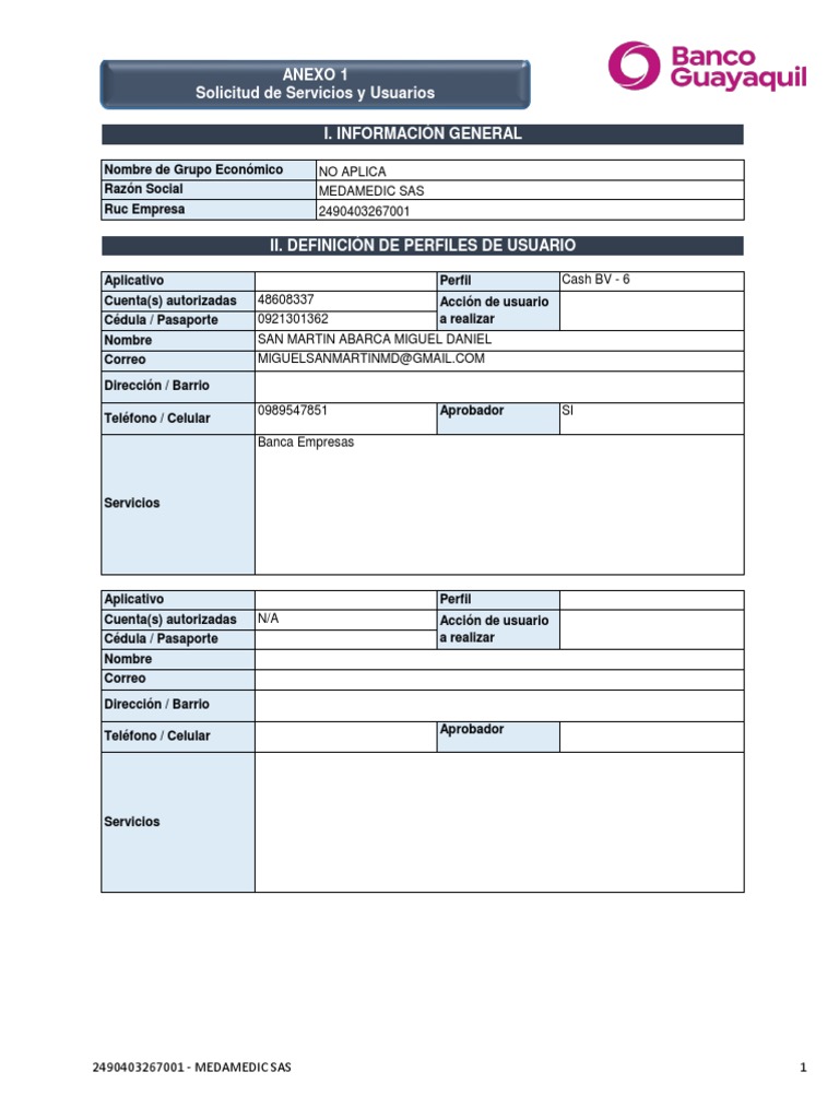 Anexo 1 - Multicash | PDF | Tecnologías de la información | Industrias ...