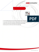 DS K1T8003MF Fingerprint Access Control Terminal - Datasheet - V1.0 - 20220825