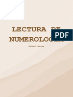 Lectura de Numerología