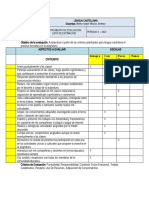 AUTOEVALUACION ESPAÑOL Camilo Batista