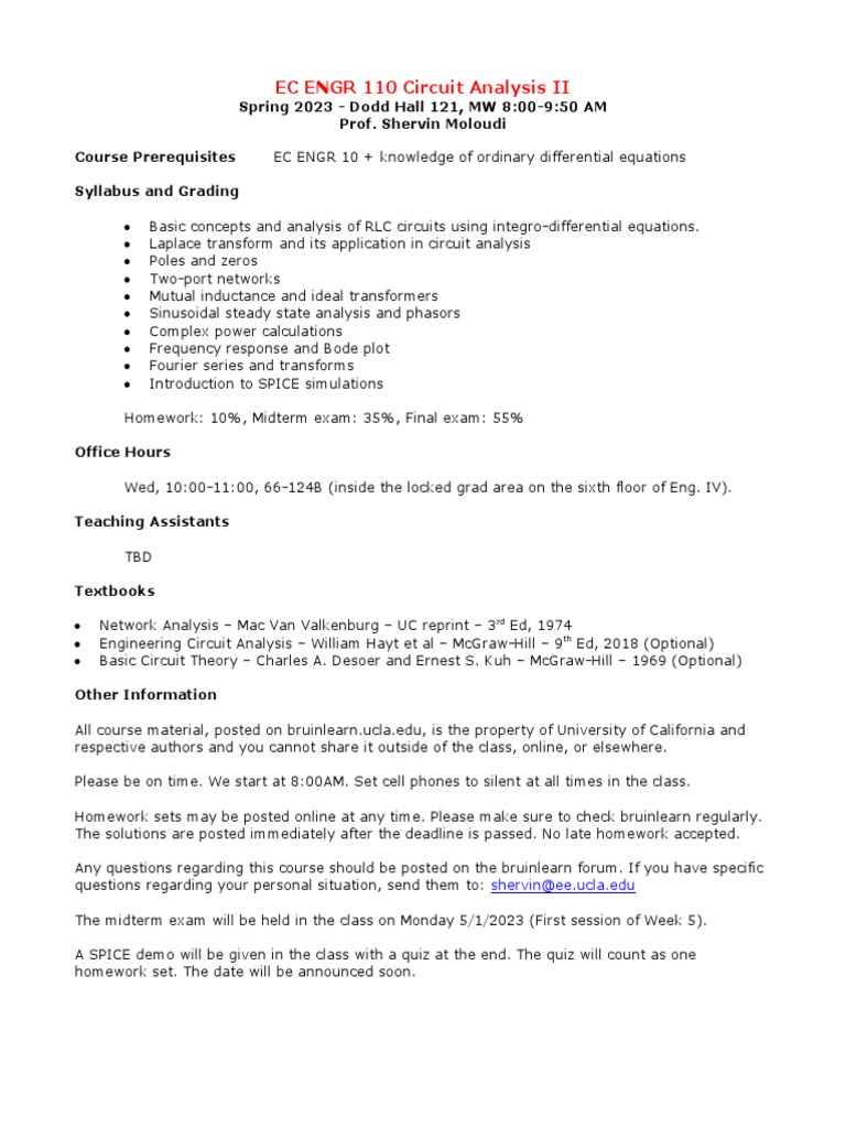 0 Intro Ee110 | PDF