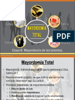 Mayordomia Clase 6 B