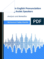 Mohamed Fathy Khalifa - Errors in English Pronunciation Among Arabic Speakers - Analysis and Remedies (2020, Cambridge Scholars Publishing) - Libgen - Li