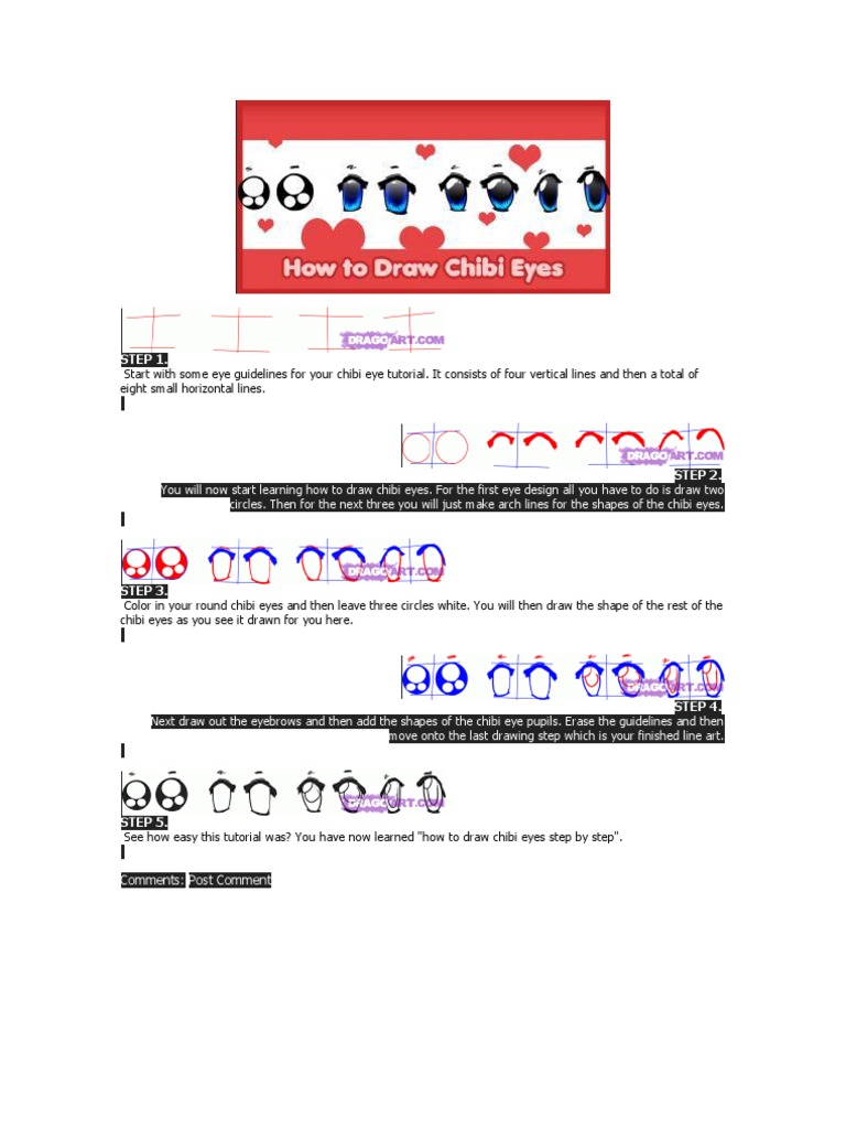 Cute Chibi Eyes Vision Mathematics
