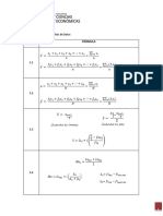 Formulas Estadística Descriptiva y Análisis de Datos