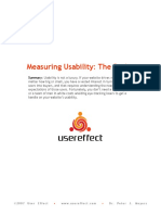 Measuring Usability Basics