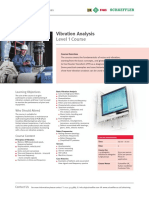 TDS VAL1 Vibration Analysis Level 1 Training Datasheet 2015
