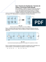 Teorema de Millman Teorema de Sustitución Teorema de Reciprocidad y Conversión Delta Estrella