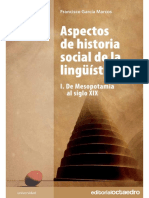 Aspectos de Historia Social de La Linguist - Garcia Marcos, Francisco Joaquin