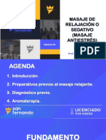 Semana 08 - Masaje Relajante - Sedativo