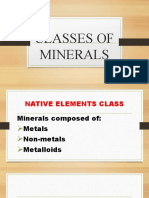 Classes of Minerals