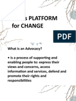 Ict As Platform For Change