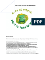 Proyecto Nada Se Pierde Todo Se Transforma