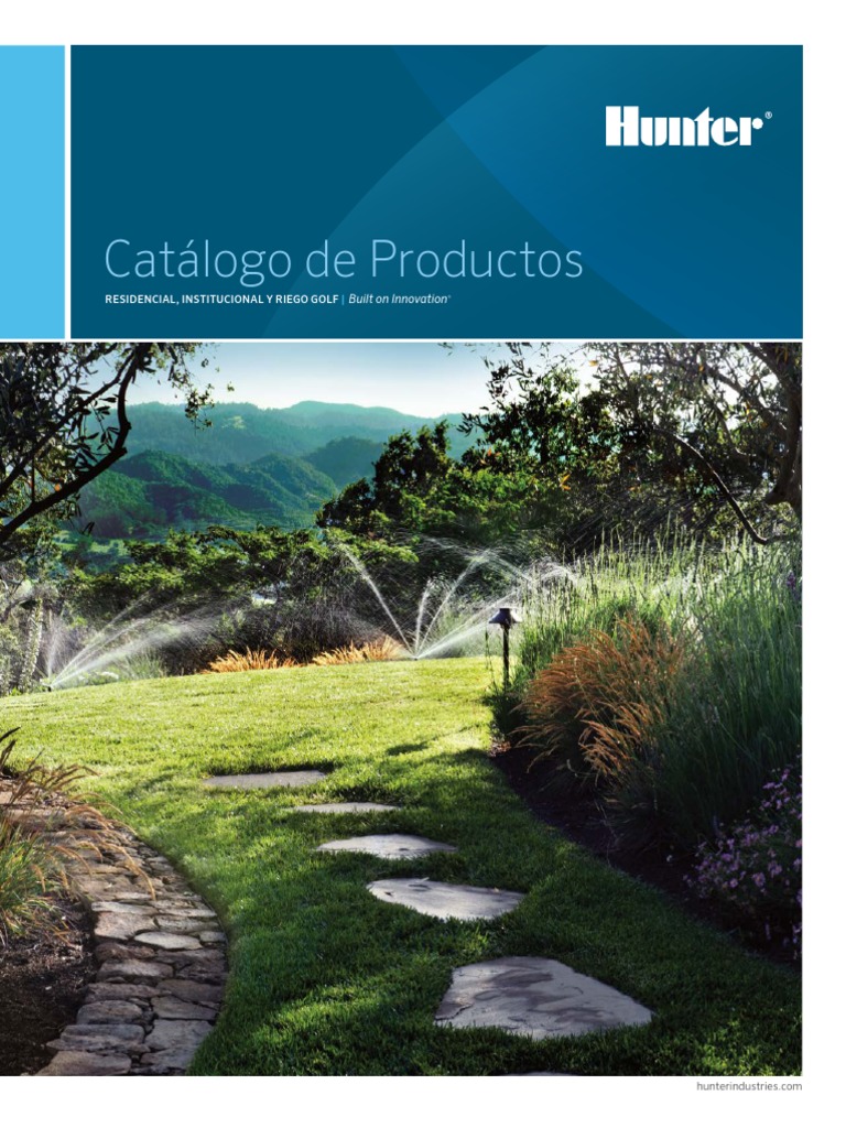 Catalogo Hunter 2016 PDF Riego Agua