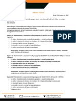 Informe Tecnico - Servicio Reparación de 03 Equipos de Aire Acondicionado Linea 27