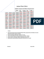 Jadwal Piket OSILA 1