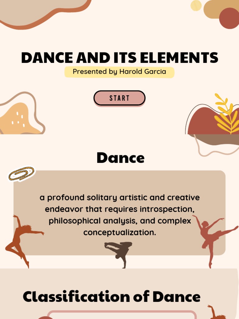 Classification of Dance PDF