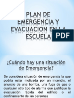 Plan Emergencia Evacuacion Escuela