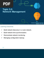 Topic 3.0 Network Management