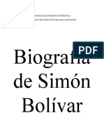 Biografia de Simon Bolvar - Esteban Pereira