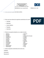 Biología I - III - Guía de Extraordinario - 2022