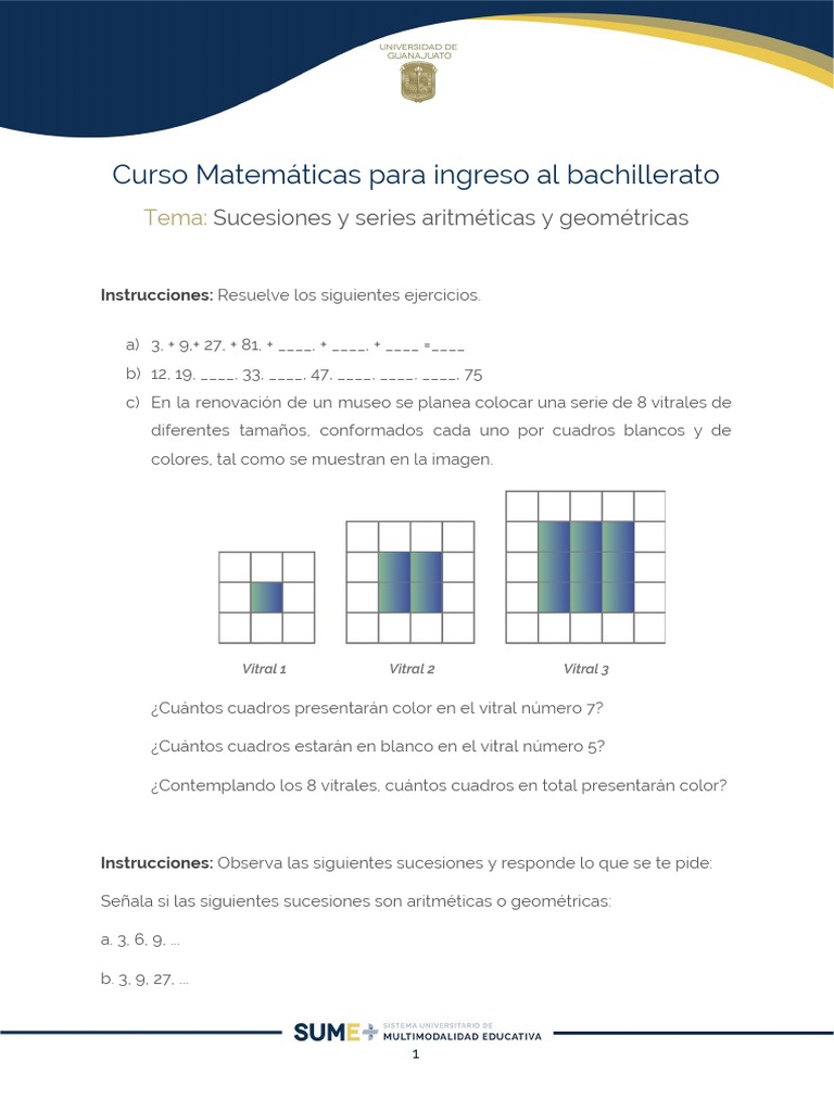 Curso Matemáticas Actividad 2 | PDF