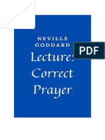Correct Prayer Neville Goddard