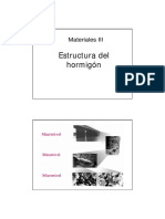 Materiales III Estructura Del Hormigón