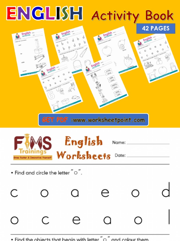 Kids_English Activity Book | PDF