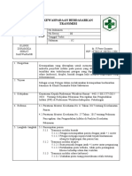 Sop Kewaspadaan Transmisi Poli Gigi