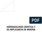 Tema 7 Hidrogeologia Carstica y Su Implicacia en La Mineria