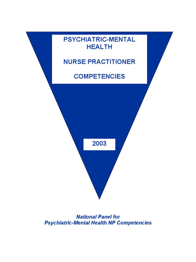 PMHNP Competencies 2003 PDF Mental Disorder Psychiatry