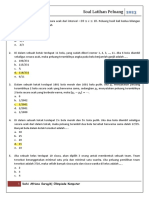 Latihan Soal Peluang