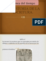 Linea Del Tiempo Historia de La Escritura