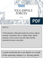 Dipole Dipole Forces